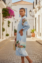 Laden Sie das Bild in den Galerie-Viewer, Luftiges Kleid mit italienischem Print