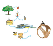 Laden Sie das Bild in den Galerie-Viewer, Design Harness aus Apfel-Schalen-Leder