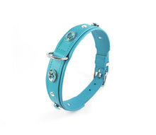 Laden Sie das Bild in den Galerie-Viewer, KvK Handcrafted - Klassik Curved Collar - Bling Türkis