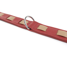 Laden Sie das Bild in den Galerie-Viewer, KvK Handcrafted - Klassik Curved Collar - Bicolour Beige & Red