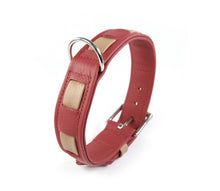 Laden Sie das Bild in den Galerie-Viewer, KvK Handcrafted - Klassik Curved Collar - Bicolour Beige & Red