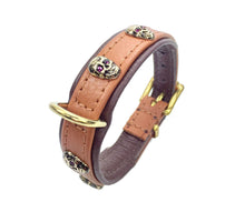Laden Sie das Bild in den Galerie-Viewer, Skull Masterpiece - Small 2Tone Cognac & Brown