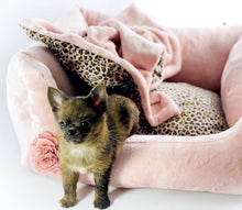 Laden Sie das Bild in den Galerie-Viewer, Super Soft Dog Lounge mit angesagtem Leo Design