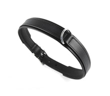 Laden Sie das Bild in den Galerie-Viewer, KvK Handcrafted - Halsband Klassik Curved Black Edition
