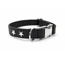Laden Sie das Bild in den Galerie-Viewer, KvK - Clic Deluxe Lederhalsband - Star
