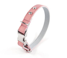 Laden Sie das Bild in den Galerie-Viewer, KvK - Clic Lederhalsband - Rosé
